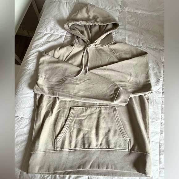 Basic Light Beige Hoodie - Picture 1 of 3